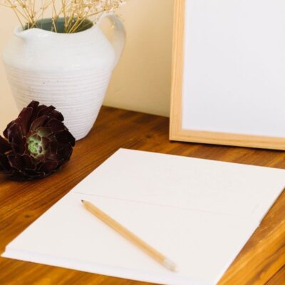 Crayon en bois publicitaire Chez DD