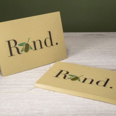 Carte de visite durable Chez DD