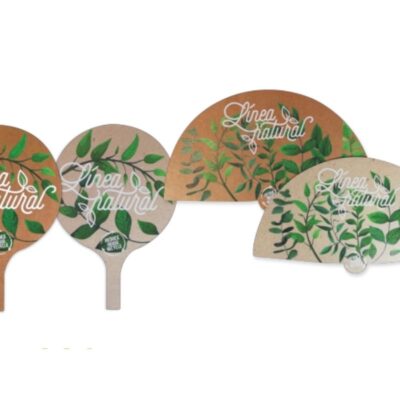 Eventail publicitaire Chez DD