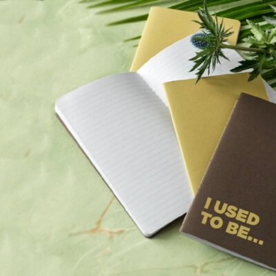 Carnet publicitaire recyclé Chez DD