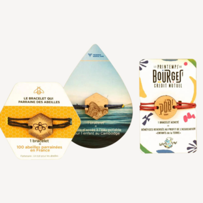 Bracelet en bois personnalisable Made in France Chez DD