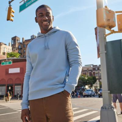 Sweat capuche 100% organique objet publicitaire Chez DD