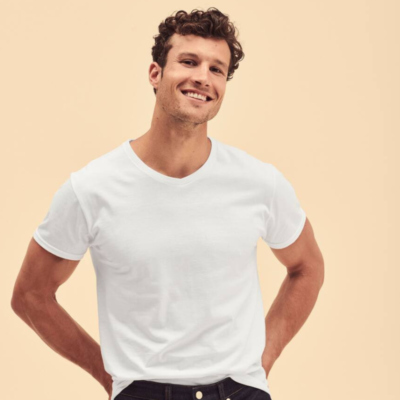 T-shirt col V personnalisable goodies textile Chez DD