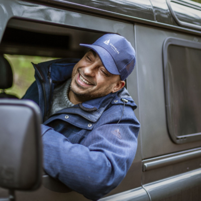 Casquette Trucker en coton et PET recyclé