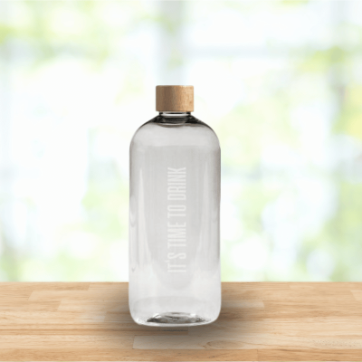 Bouteille publicitaire 100% PET recyclé