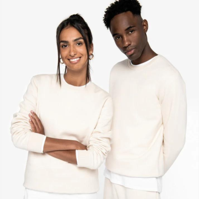 Sweat-shirt col rond coton bio goodies