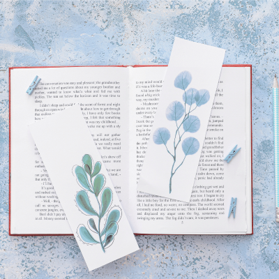 Kit crayon marque page personnalisable