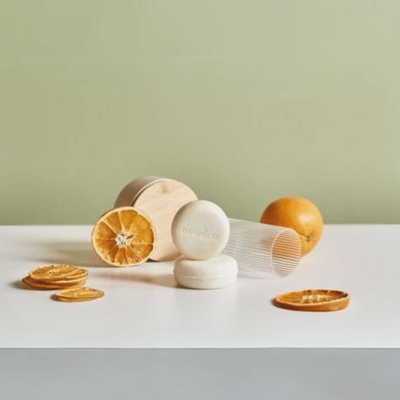 Savon shampoing sec publicitaire