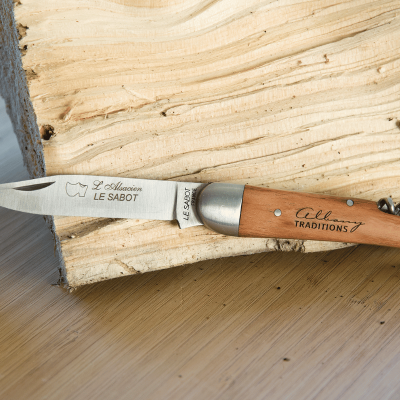 Couteau personnalisable pliable