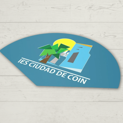 Eventail publicitaire carton personnalisable