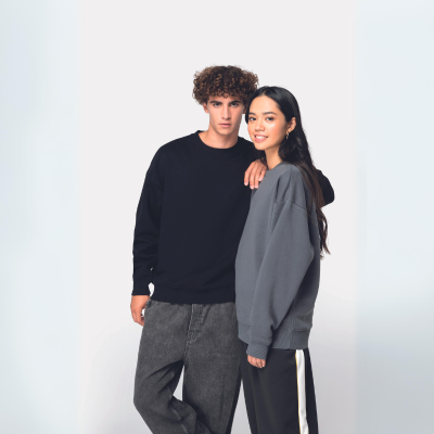 Sweat-shirt écoresponsable oversize