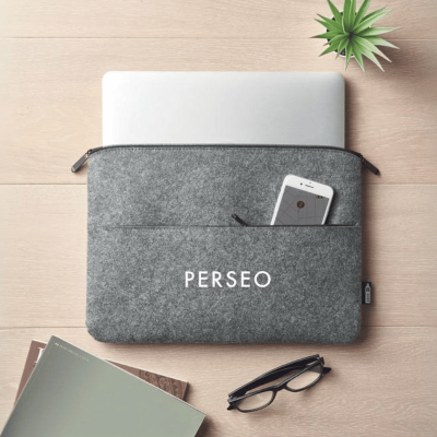 Sacoche ordinateur personnalisable recyclée